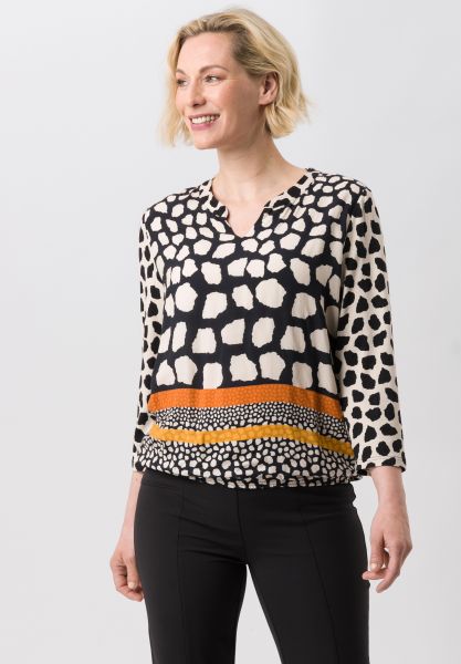 Witte blouse met elastische boord cheap