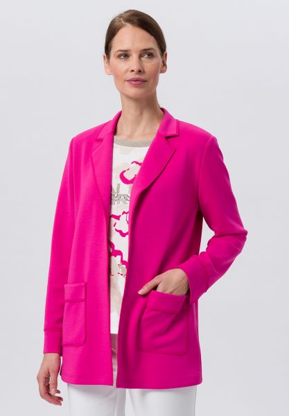 Longjacke mit großzügigen modernen Taschen