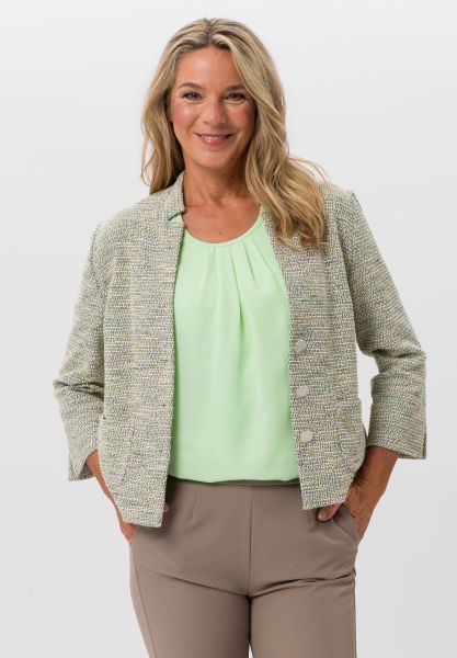 Blazer aus Struktur-Jersey