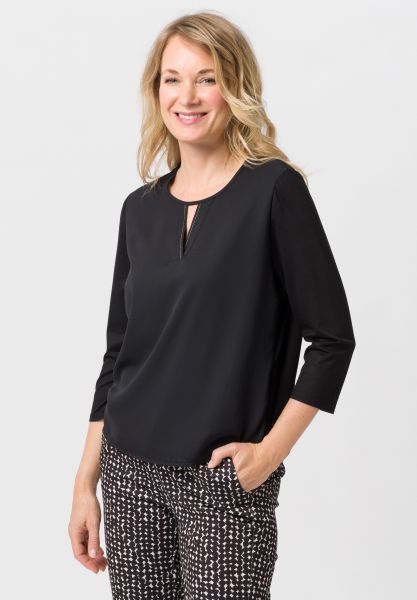 Blouse overhemd met sieradenketting