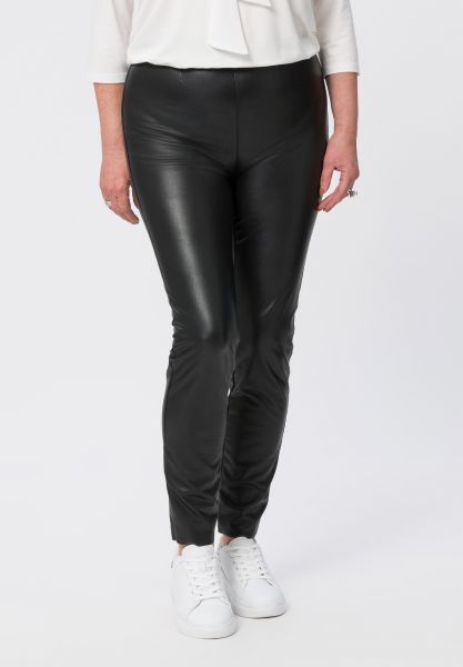 Slipbroek in lederlook