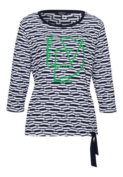 Shirt mit dekorativem Schleifenband