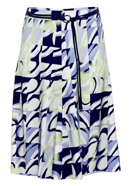 Slip rok met zomerse print