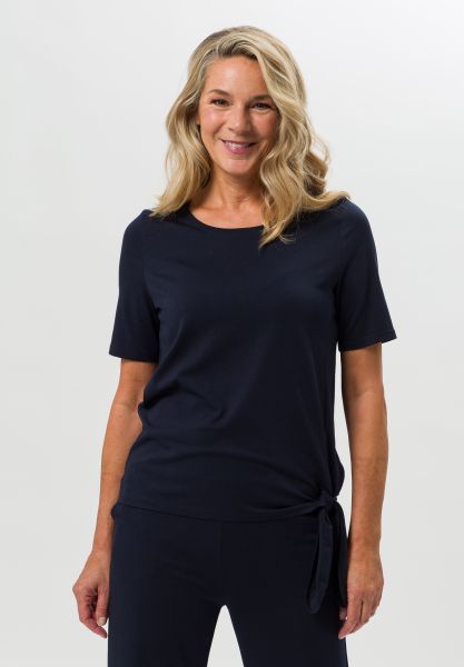 Shirt met knoopdetail