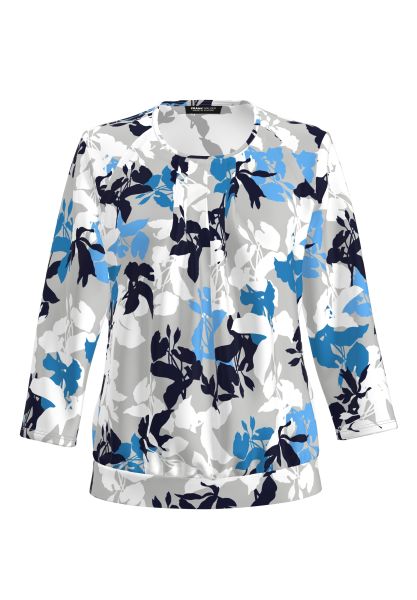 Blouse shirt met bloemenprint