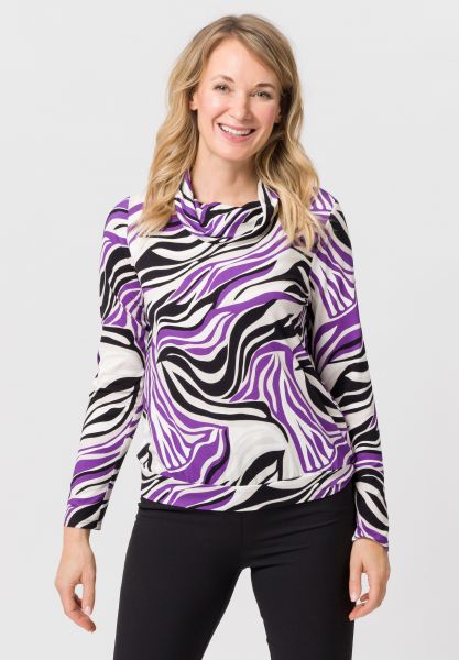 Rollkragenshirt mit Saumbund