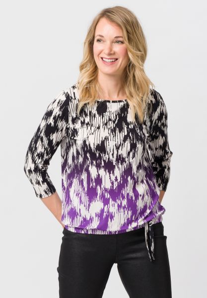 Shirt mit Ablaufprint