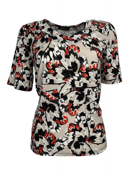 Shirt mit betontem Ausschnitt und Halbarm
