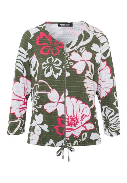 Jacke mit Blüten-Print