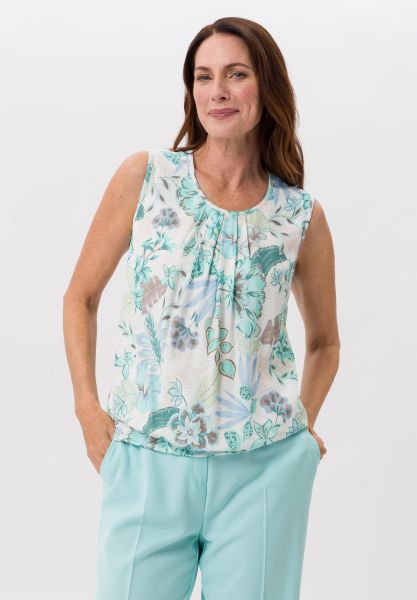 Shirttop mit modernem Print