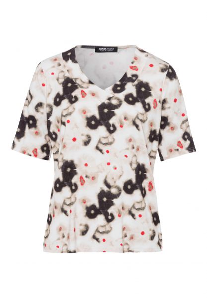 Shirt mit betontem Ausschnitt und Halbarm