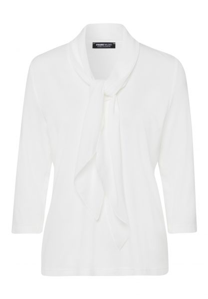 Shirt mit locker fallender Schluppe