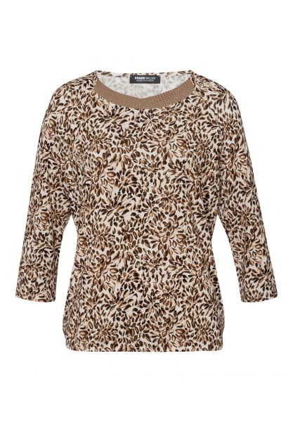 Shirt mit Strickbündchen