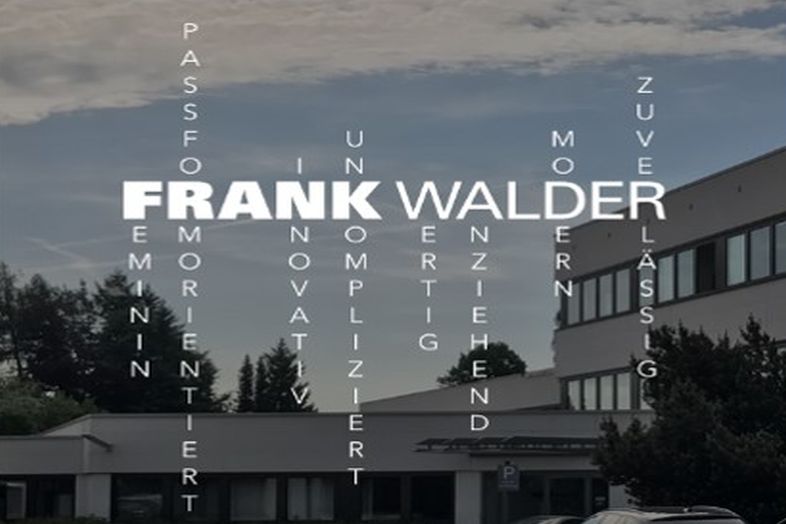 FRANK WALDER Werte