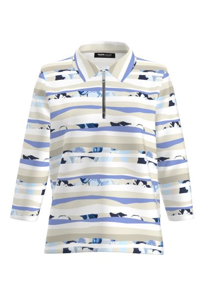 Poloshirt mit Zip