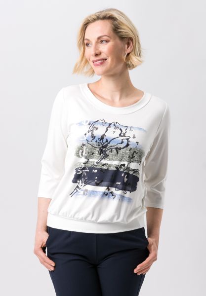 Shirt mit modernem Print