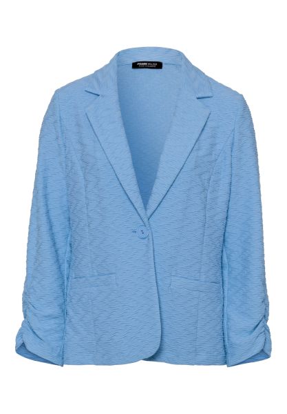 Blazer aus strukturiertem Jersey